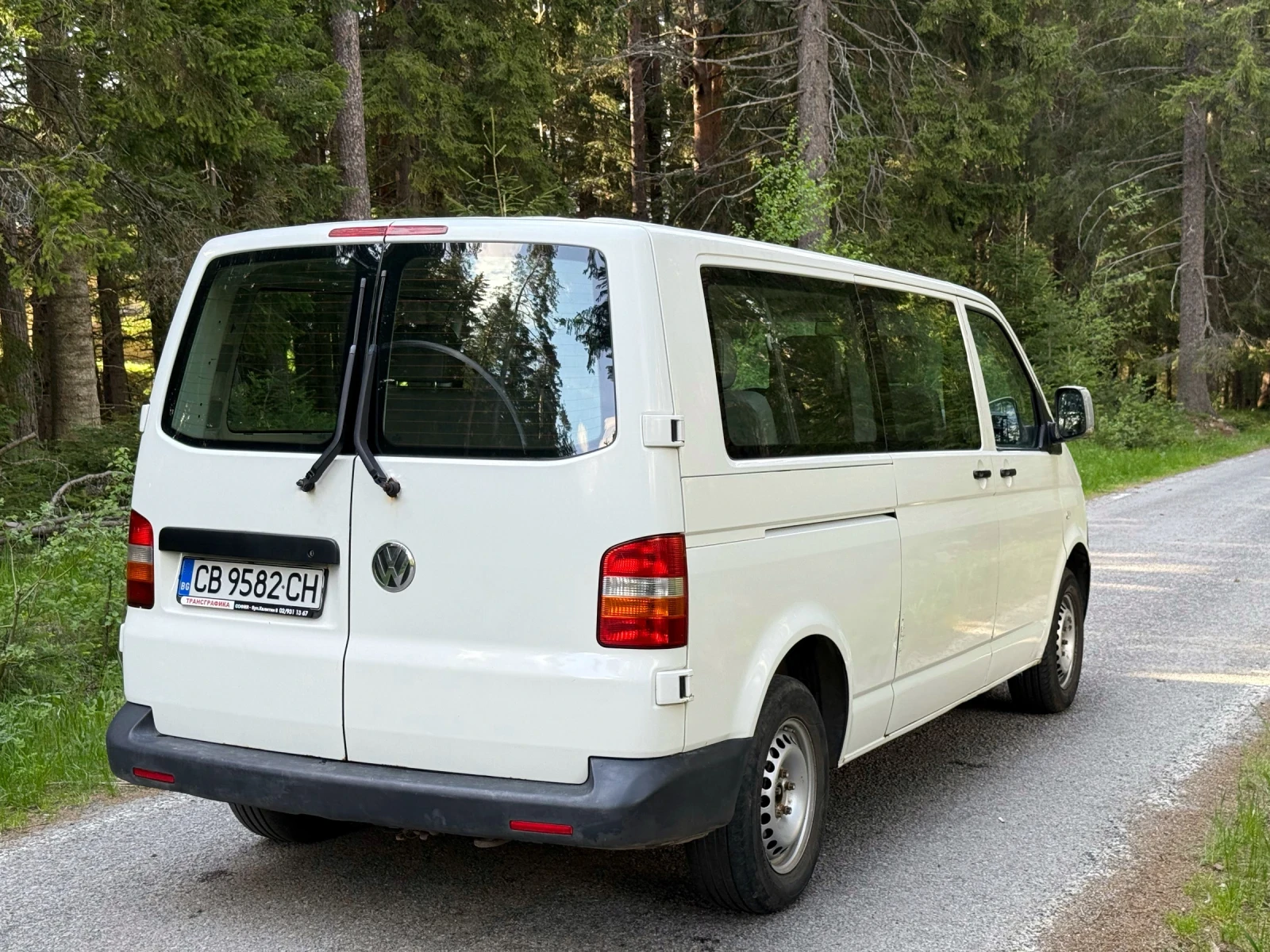 VW Transporter T5 1.9 TDI 9 местен Климатик, снимка 6 - Бусове и автобуси - 38005208