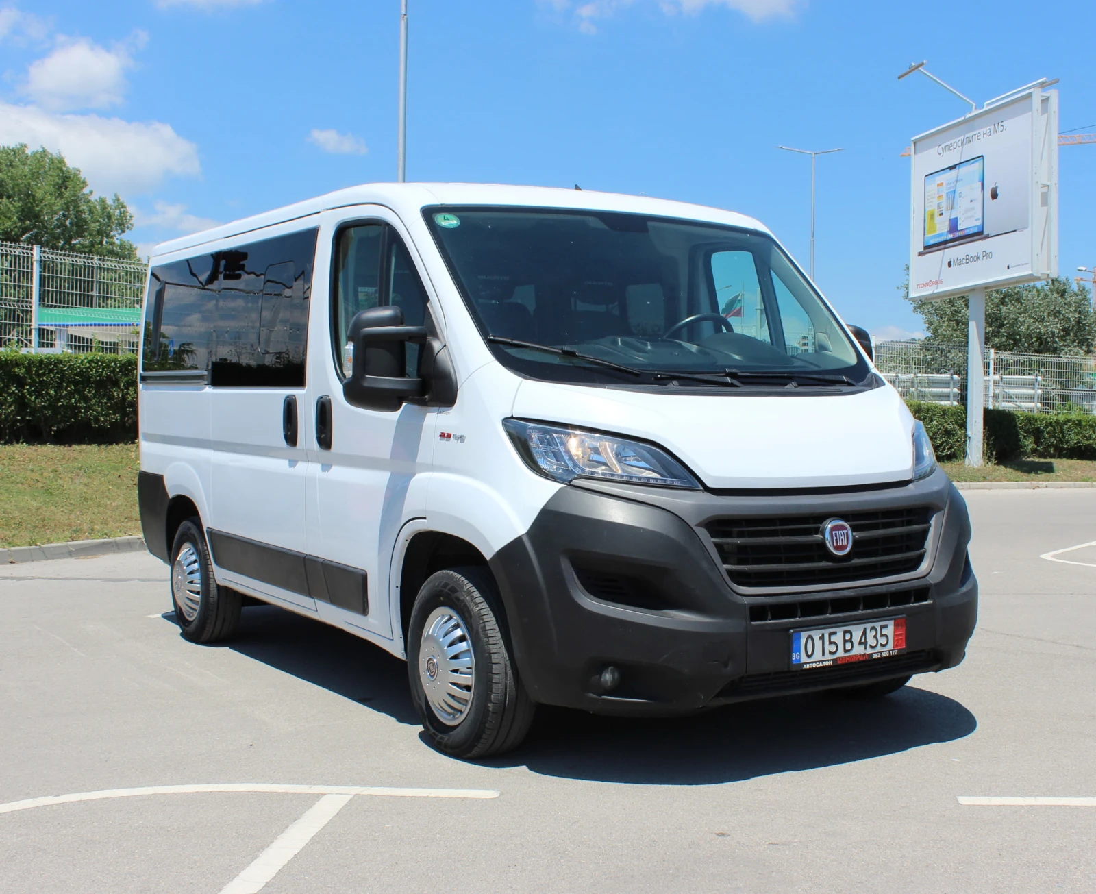 Fiat Ducato 2.3 MJET 9 МЕСТА НОВ ВНОС   , снимка 3 - Бусове и автобуси - 55087714