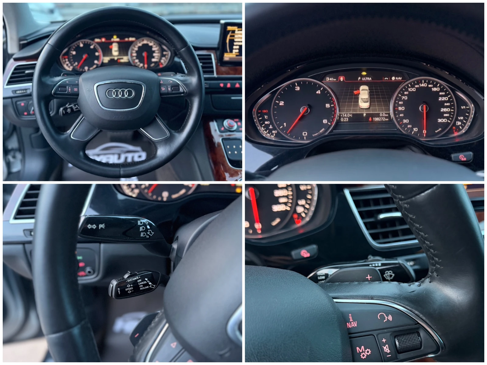 Audi A8 4.2TDI= QUATTRO= S-LINE= , снимка 16 - Автомобили и джипове - 53926300