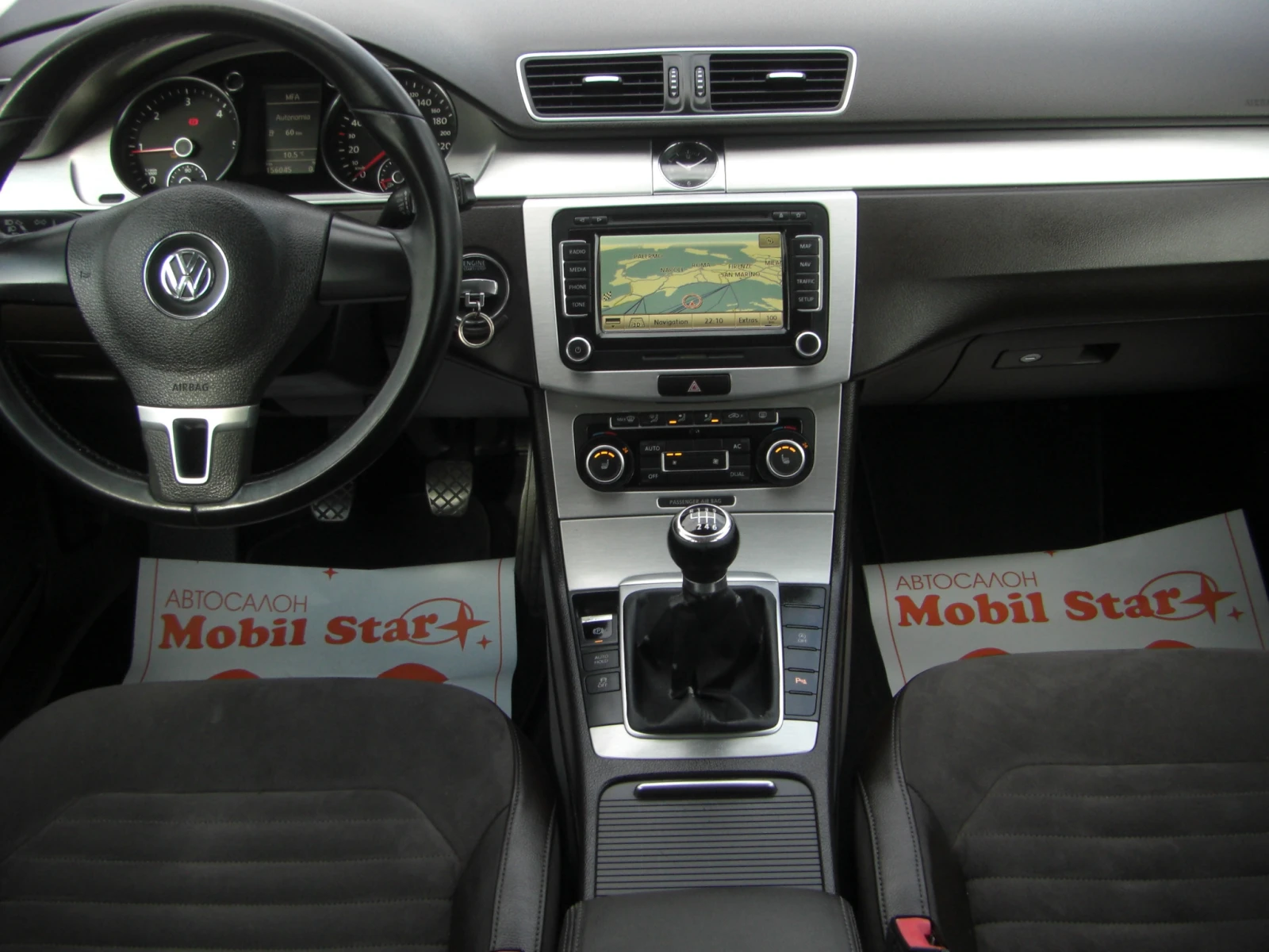 VW Passat 2.0TDI High Line NAVI 6ck.ПОДГРЕВ, снимка 10 - Автомобили и джипове - 54242234