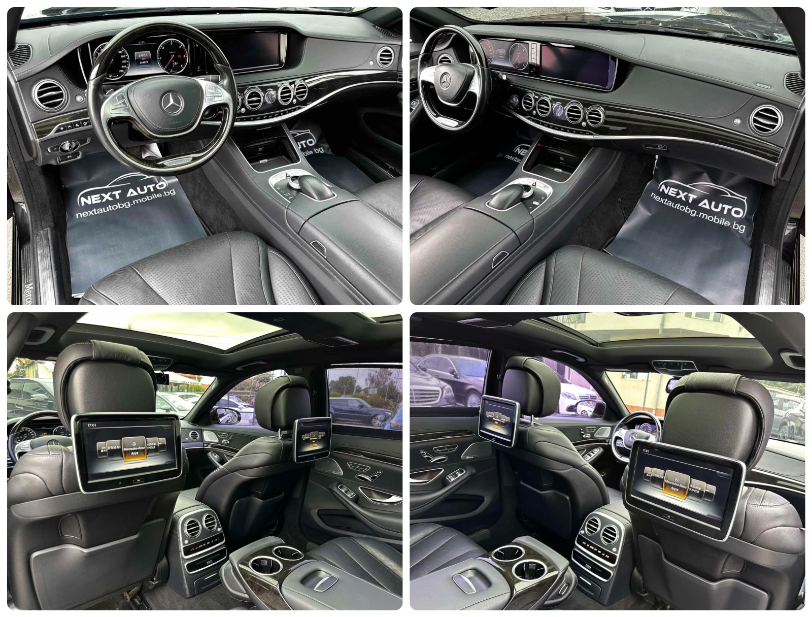 Mercedes-Benz S 350 D 258HP LONG 4MATIC PANO TV BURMESTER 360'CAM, снимка 11 - Автомобили и джипове - 56081186