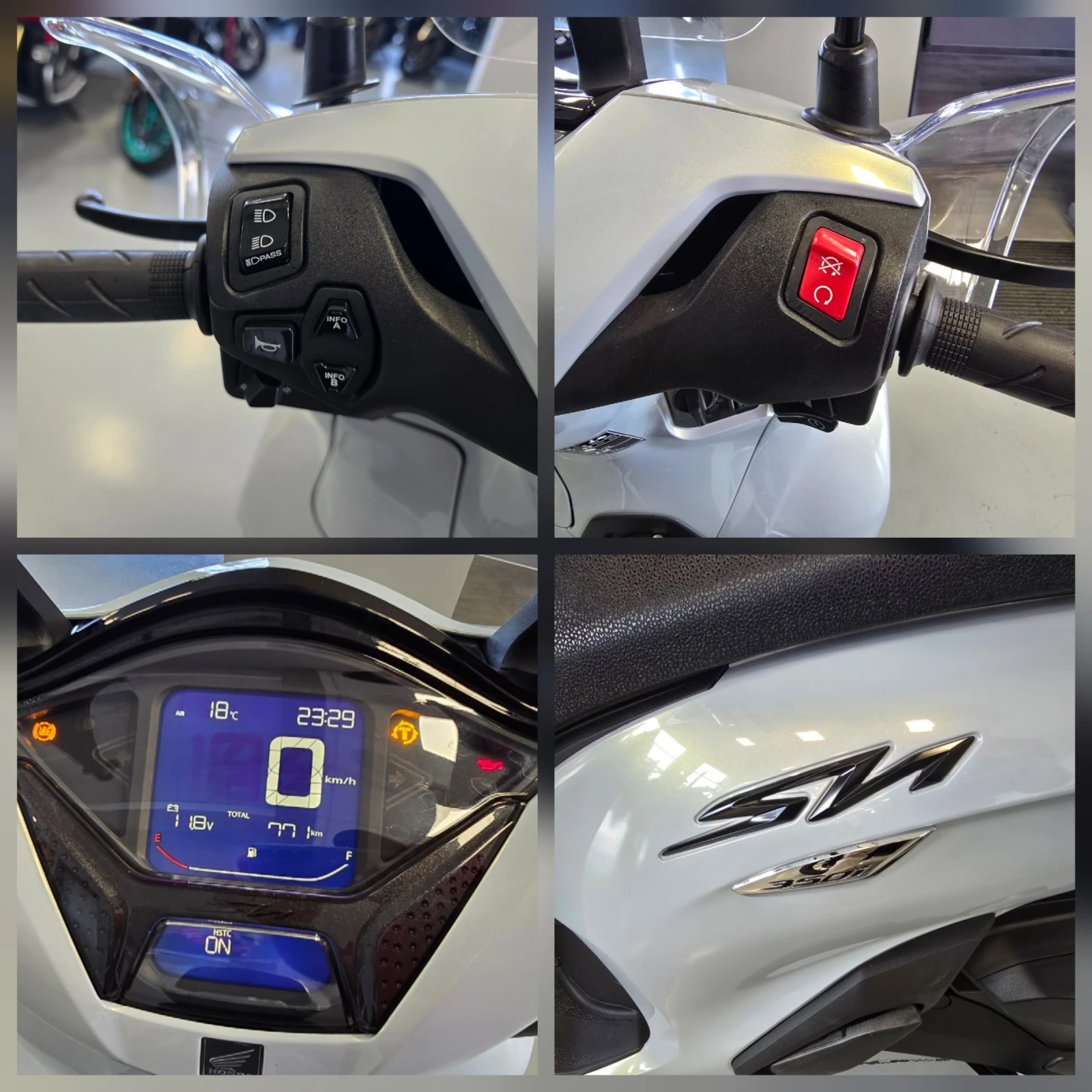 Honda Sh 350ie, Model 2026г., Нов-700км.!, снимка 14 - Мотоциклети и мототехника - 54253324