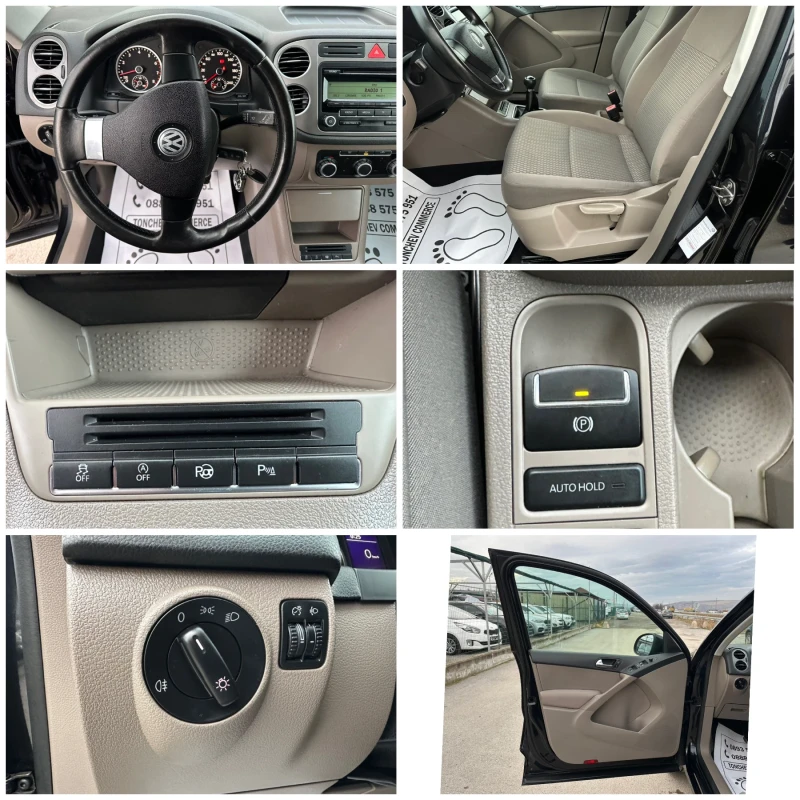 VW Tiguan 104.859km-NEW-6-speed-PARKTRONIK-EURO-5A-TOP-NEW, снимка 15 - Автомобили и джипове - 48418221