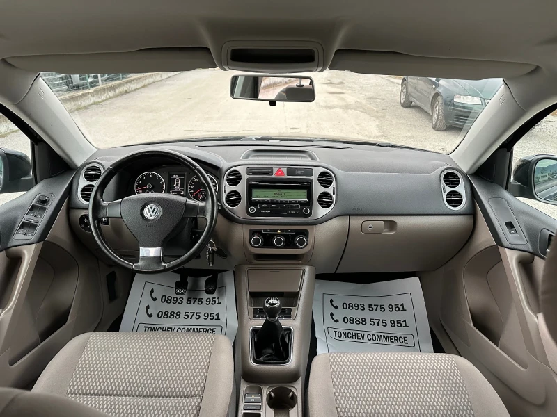 VW Tiguan 104.859km-NEW-6-speed-PARKTRONIK-EURO-5A-TOP-NEW, снимка 13 - Автомобили и джипове - 48418221