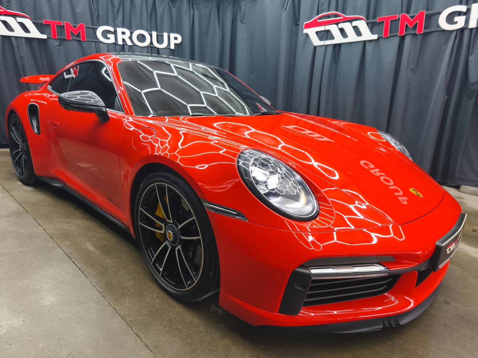 Porsche 911 TurboS/992.1/LAVA ORANGE, снимка 3 - Автомобили и джипове - 54354448