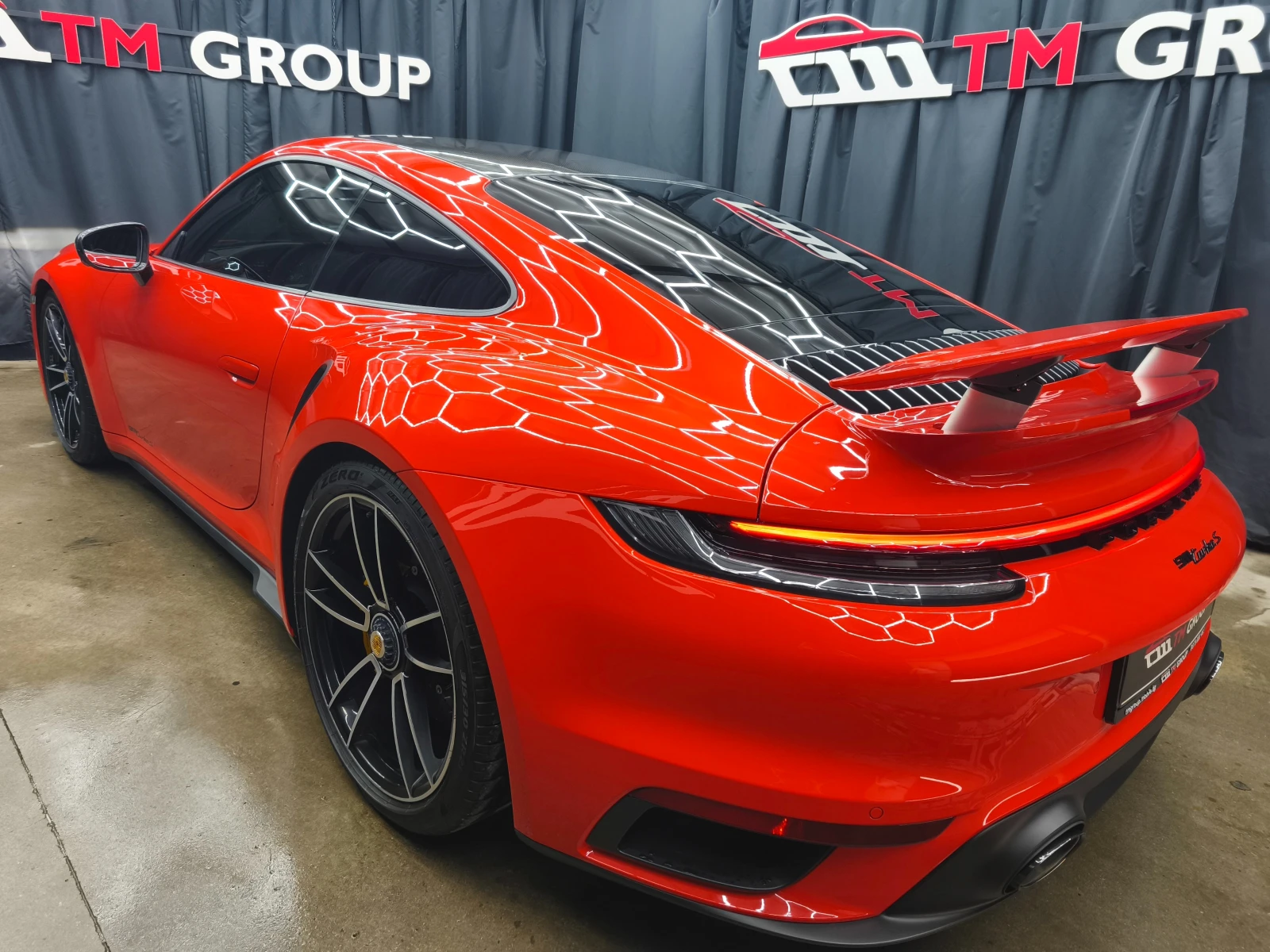 Porsche 911 TurboS/992.1/LAVA ORANGE, снимка 6 - Автомобили и джипове - 54354448