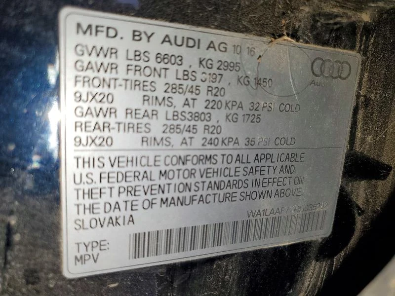 Audi Q7 3.0L 6 ALL WHEEL DRIVE, снимка 14 - Автомобили и джипове - 53713485