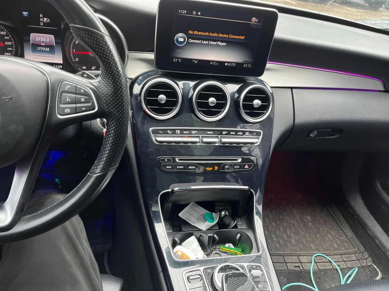 Mercedes-Benz C 300 4MATIC* PANO* AMBIENTNO* ПОДГРЕВИ* , снимка 9 - Автомобили и джипове - 54162131