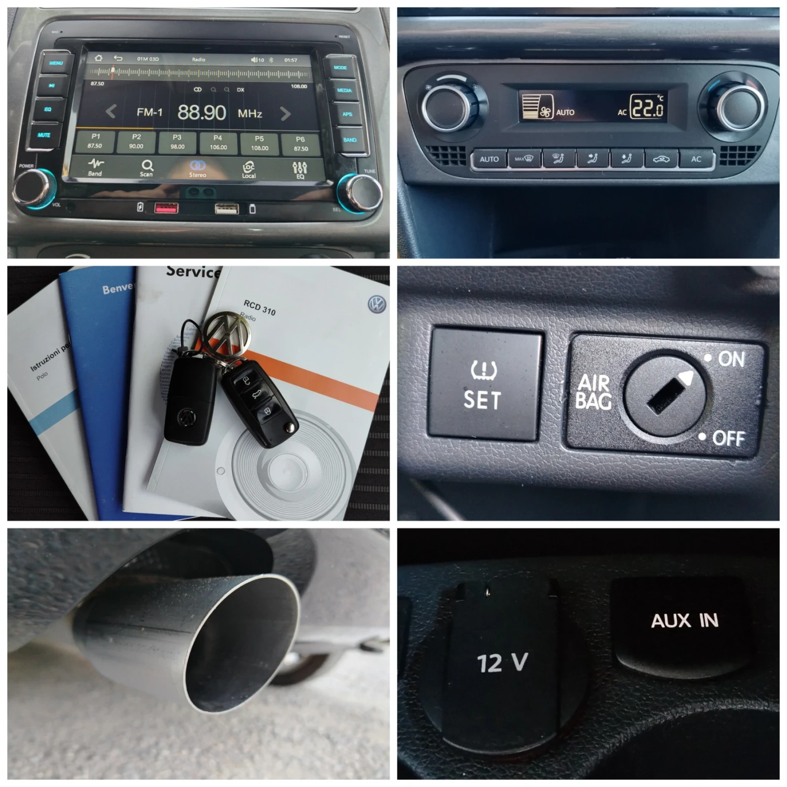 VW Polo 1.6tdi-90к.с/КЛИМАТРОНИК/НАВИГАЦИЯ/КСЕНОН/LED!!! , снимка 13 - Автомобили и джипове - 54693849