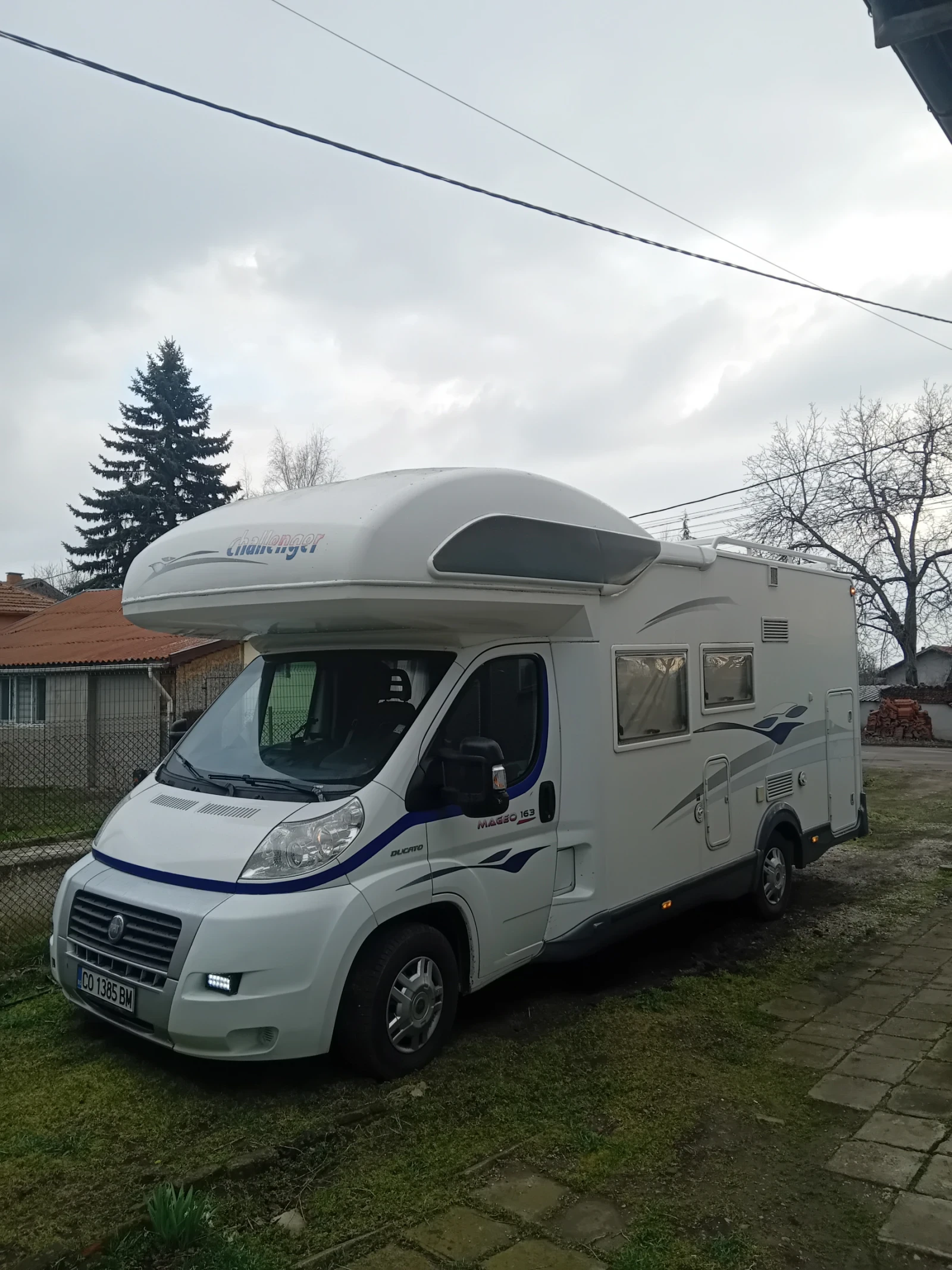 Кемпер Challenger Fiat, снимка 2 - Каравани и кемпери - 53739955