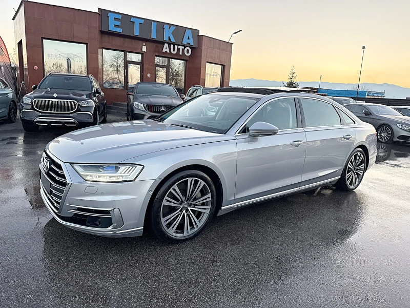 Audi A8 6.0TDI-ДЪЛГА БАЗА-PANORAMA-LAZER-HEAD UP-360KAMERI, снимка 3 - Автомобили и джипове - 52789293