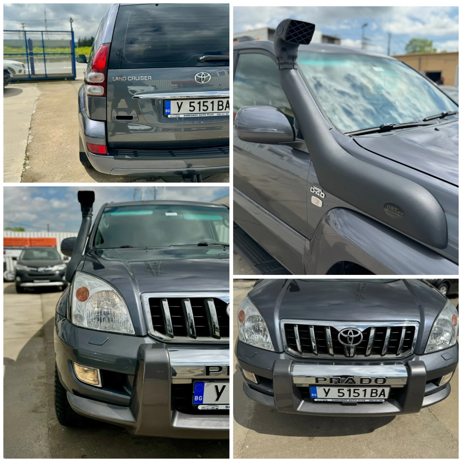 Toyota Land cruiser PRADO 3.0D4D-200кс АВТОМАТИК РОЛБАР ШНОРХЕЛ БЛОКАЖ - изображение 9