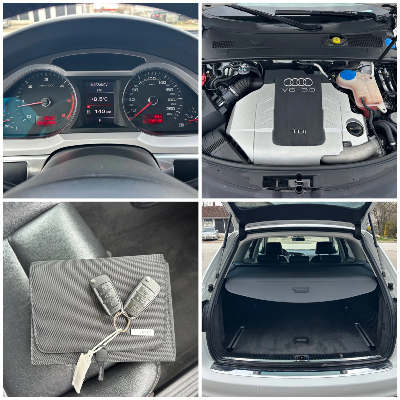 Audi A6 3.0TDI Quattro Face Lift Италия, снимка 15 - Автомобили и джипове - 54084057