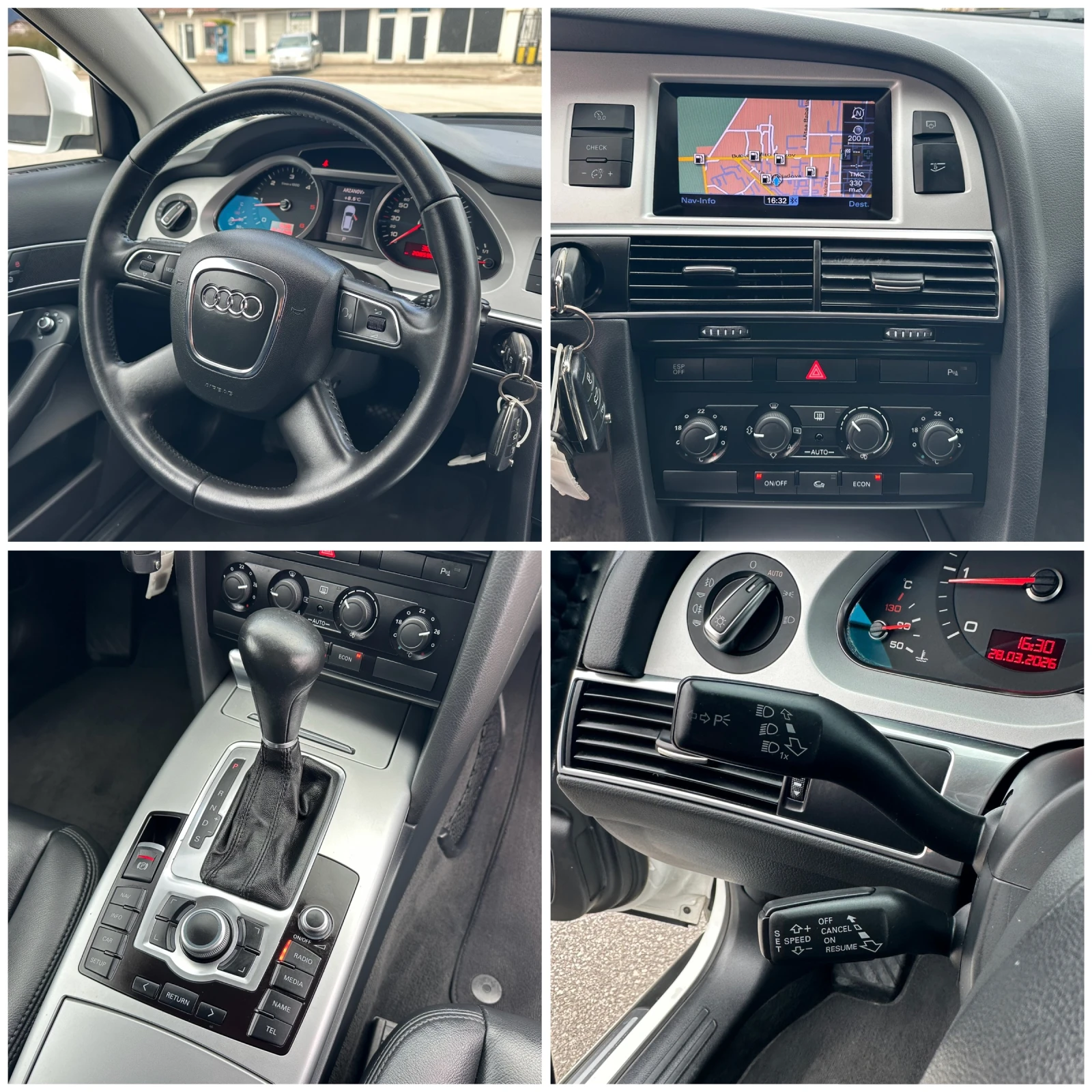 Audi A6 3.0TDI Quattro Face Lift Италия, снимка 14 - Автомобили и джипове - 54084057