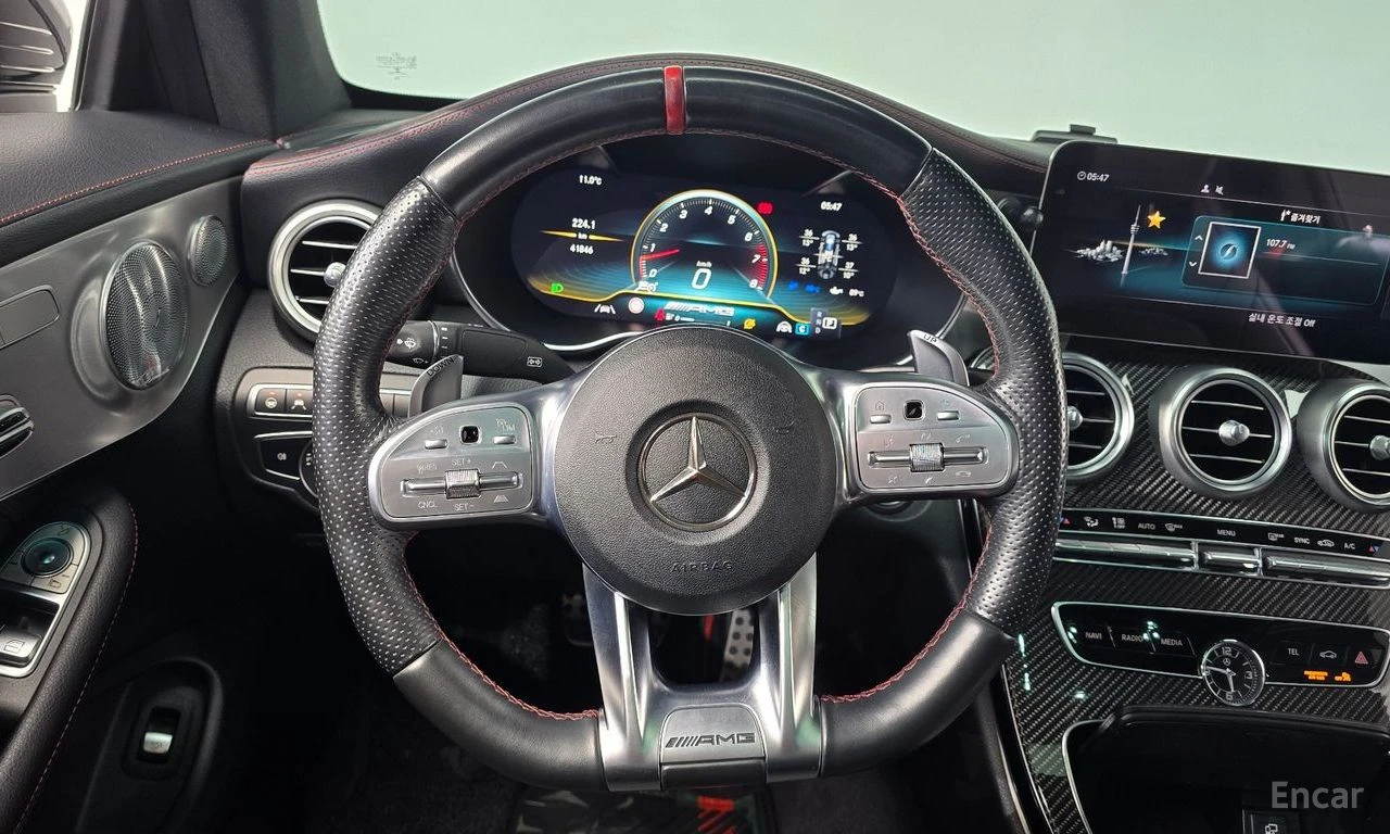 Mercedes-Benz C 43 AMG 4MATIC* BURMESTER* LANE* ASSIST* 360КАМЕРА* , снимка 8 - Автомобили и джипове - 54931829
