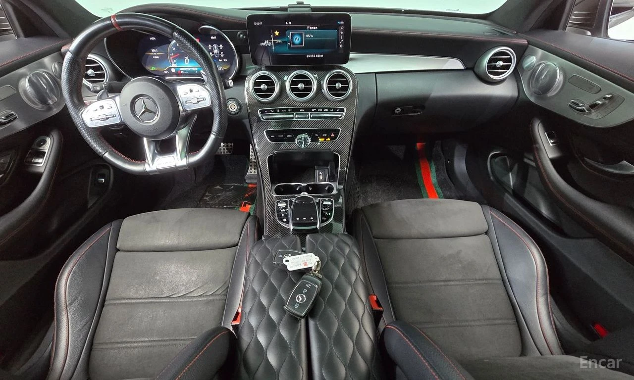Mercedes-Benz C 43 AMG 4MATIC* BURMESTER* LANE* ASSIST* 360КАМЕРА* , снимка 7 - Автомобили и джипове - 54931829