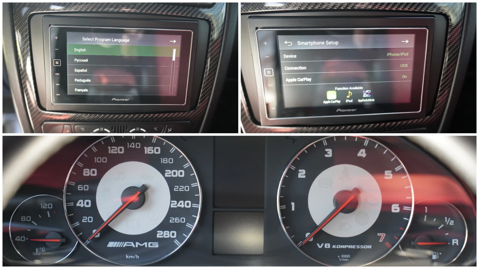 Mercedes-Benz G 55 AMG Designo АВТОМОБИЛА ИМА ДРЕБНИ ЗАБЕЛЕЖКИ, снимка 13 - Автомобили и джипове - 53724451