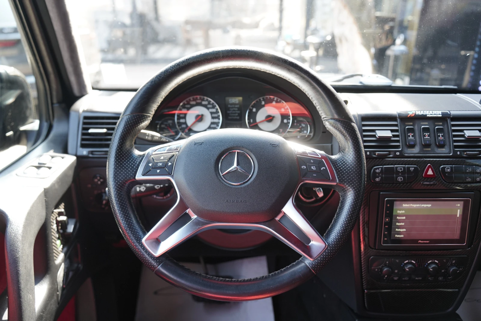 Mercedes-Benz G 55 AMG Designo АВТОМОБИЛА ИМА ДРЕБНИ ЗАБЕЛЕЖКИ, снимка 10 - Автомобили и джипове - 53724451