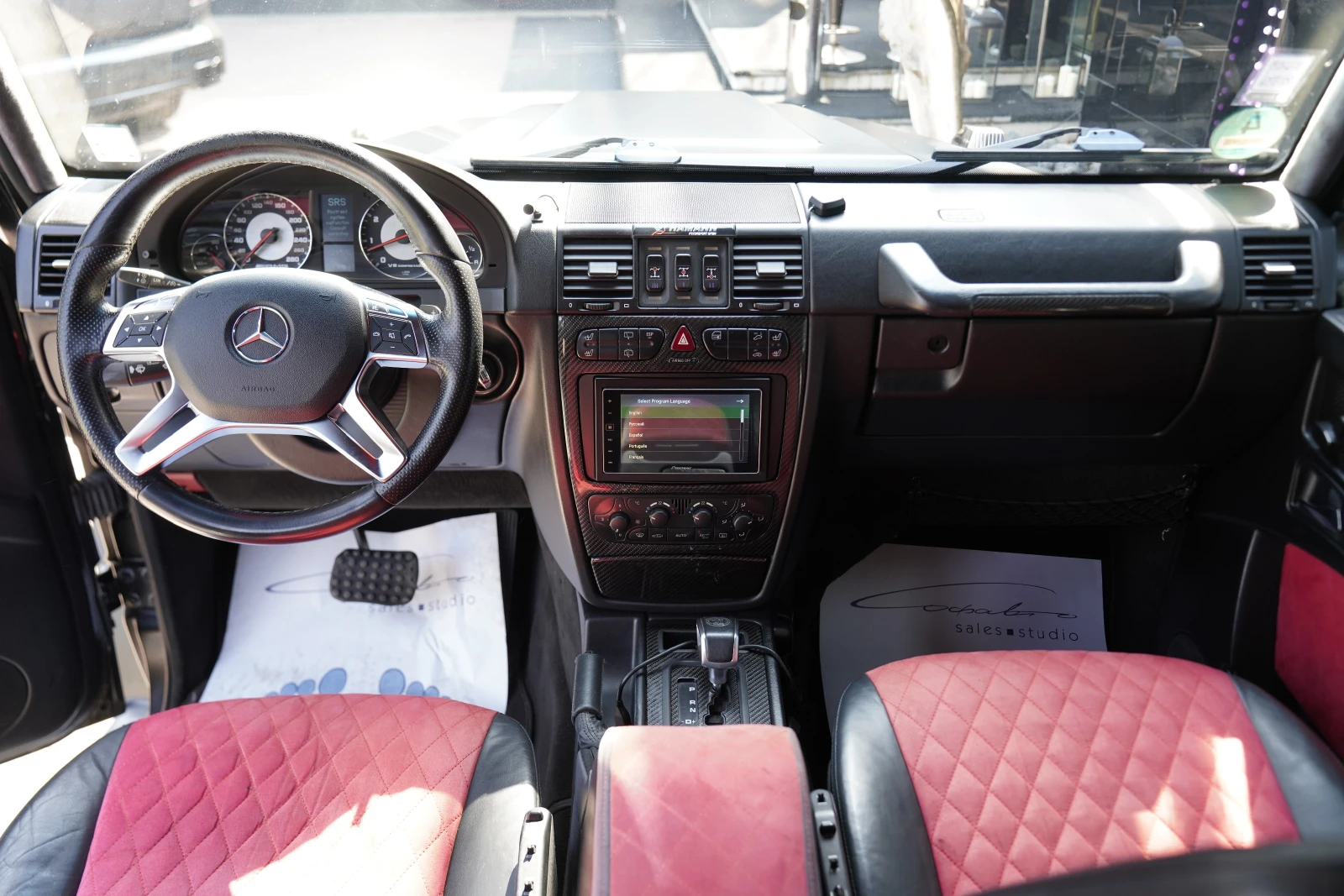 Mercedes-Benz G 55 AMG Designo АВТОМОБИЛА ИМА ДРЕБНИ ЗАБЕЛЕЖКИ, снимка 8 - Автомобили и джипове - 53724451