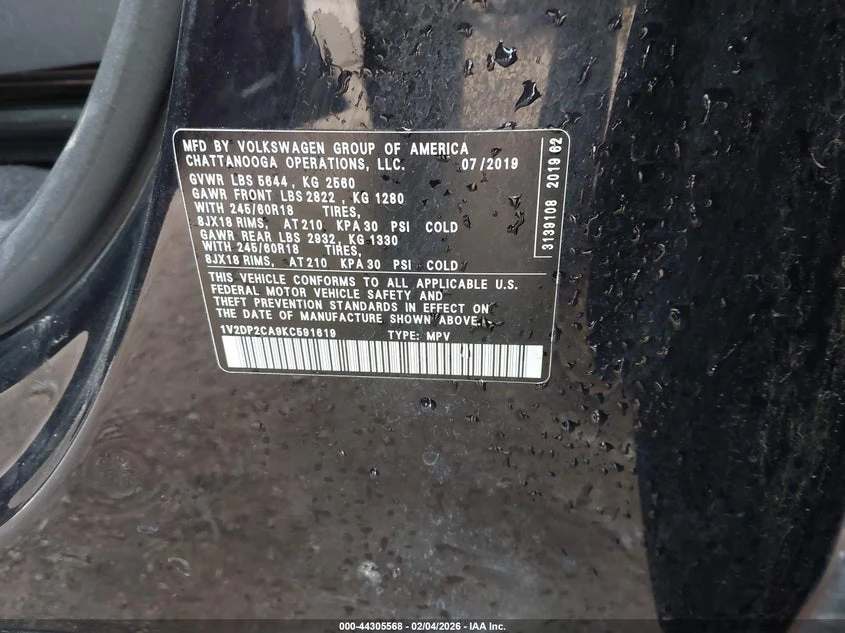 VW Atlas Volkswagen 2.0T Se - изображение 9