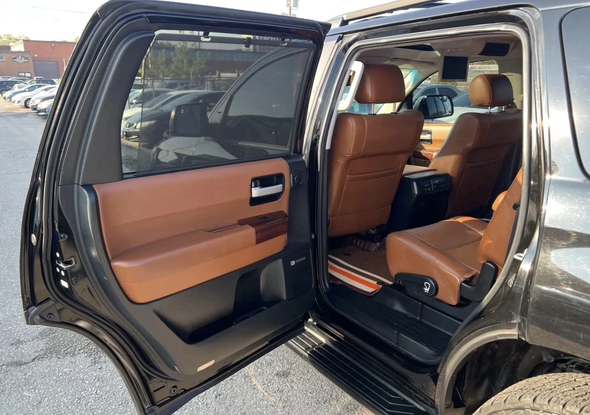 Toyota Sequoia PLATINUM * FACE * 5.7 * AWD * ОРАНЖЕВ САЛОН * , снимка 14 - Автомобили и джипове - 56056792