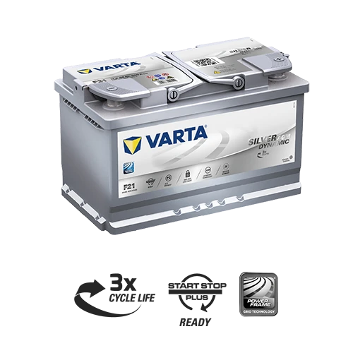 Акумулатор Varta Silver Dynamic AGM 85Ah, снимка 5 - Части - 49453489