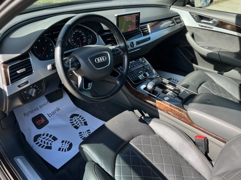 Audi A8 3.0TDI-MATRiX-серв.исторЛизинг Уникредит по 545 лв, снимка 10 - Автомобили и джипове - 51998051