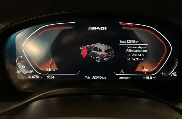 BMW X3 M40i / H/K / HUD / Панорама / Черна кожа с памет, снимка 11 - Автомобили и джипове - 55059005