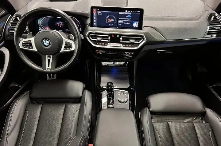 BMW X3 M40i / H/K / HUD / Панорама / Черна кожа с памет, снимка 9 - Автомобили и джипове - 55059005