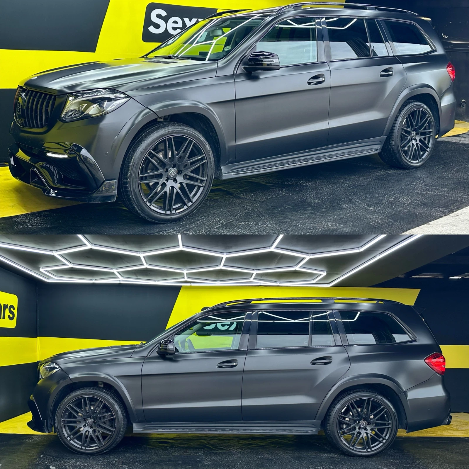 Mercedes-Benz GLS 350 Brabus Edition/Black Satin/Регистриран, снимка 5 - Автомобили и джипове - 54383641