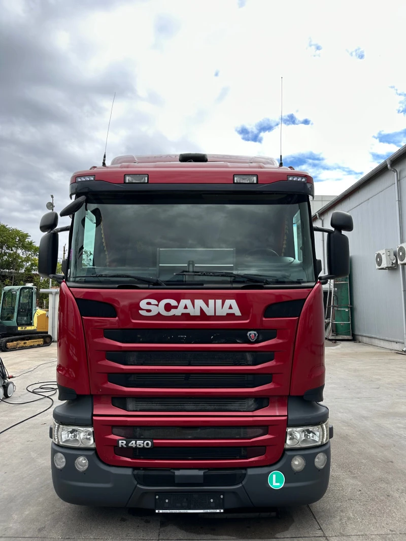 Scania R 450 Три осо шаси - Перфектна, снимка 1 - Камиони - 41802068