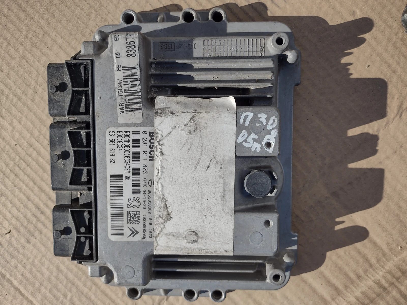 96 561 619 80  EDC16C34      PEUGEOT, CITROEN 1.6   Bosch  0 281 011 803  | Mobile.bg   1