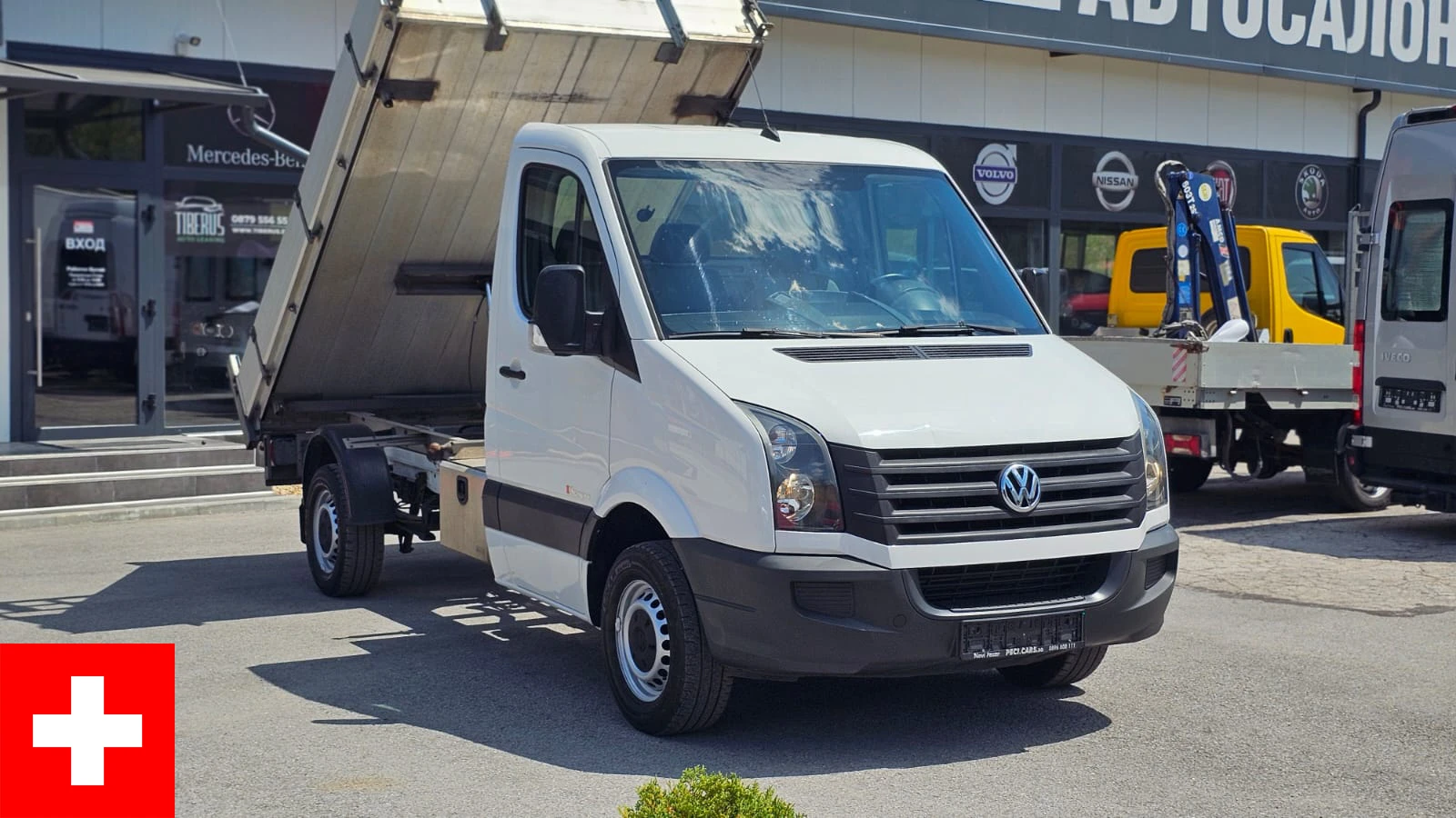 VW Crafter 2.5TDi 6SP CH-ИСТОРИЯ-ТРИСТРАНЕН-ТОП СЪСТ-ЛИЗИЗНГ
