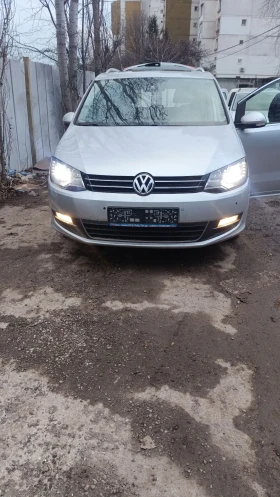 VW Sharan 2.0 TDI, 4х4, 7 места, Евро 5 - изображение 1