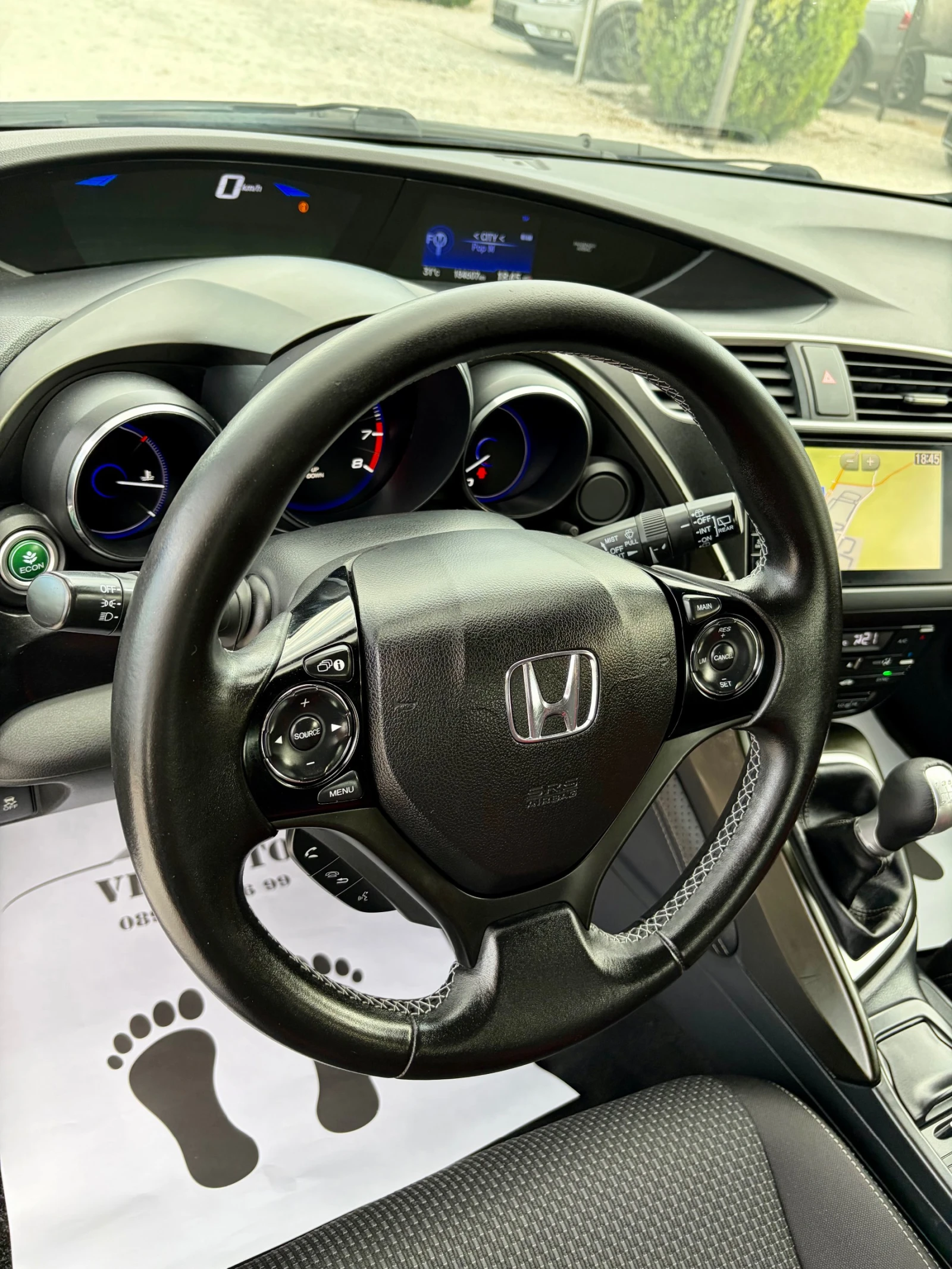 Honda Civic TYPE-S 1.8i-VTEC SPORT NAVI TOP FULL, снимка 12 - Автомобили и джипове - 55743972