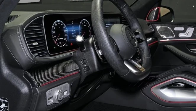 Mercedes-Benz GLS 63 AMG 4Matic+ = Night Package = Carbon Гаранция, снимка 5 - Автомобили и джипове - 54760830