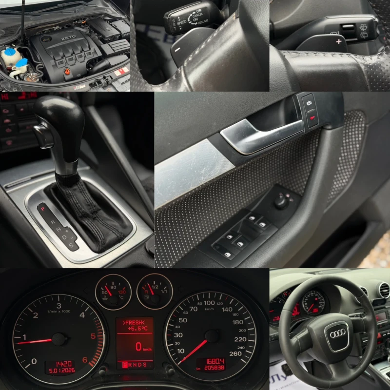 Audi A3 2.0TDI 170кс SportBack АВТОМАТИК-DSG 8-КЛАПАНА , снимка 17 - Автомобили и джипове - 53016552