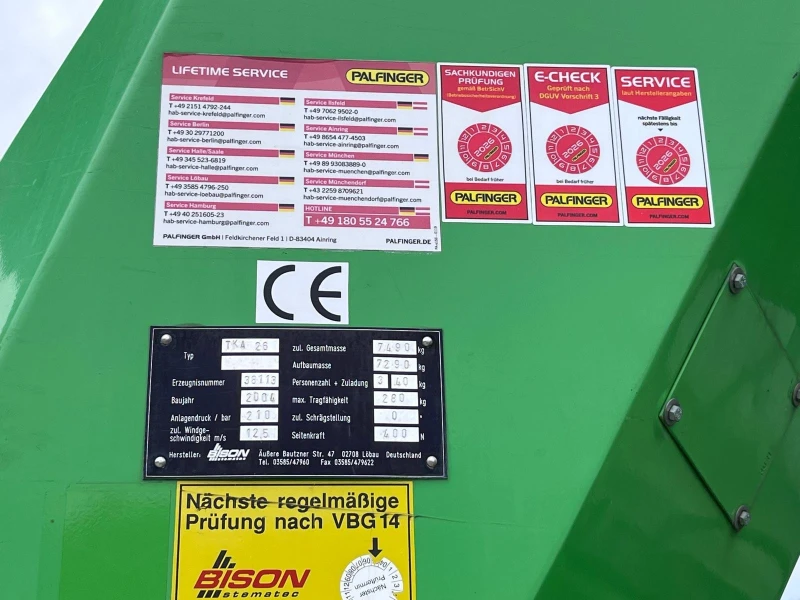 Автовишка Друга марка 26м 280кг Bison TKA26, снимка 11 - Индустриална техника - 52174859