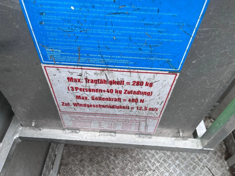 Автовишка Друга марка 26м 280кг Bison TKA26, снимка 16 - Индустриална техника - 52174859