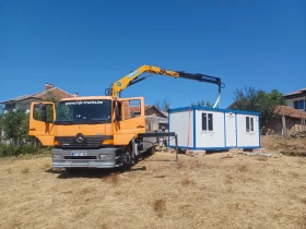Предлагам услуги с камион с кран с вишка и котейнери под наем за превоз и товоро-разтоварни дейности, снимка 2
