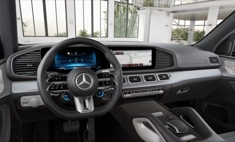 Mercedes-Benz GLE 53 4MATIC 429HP/4M/PANO/360/AHK/MULTIBEAM/MEMO/LED/657F, снимка 10 - Автомобили и джипове - 51498005