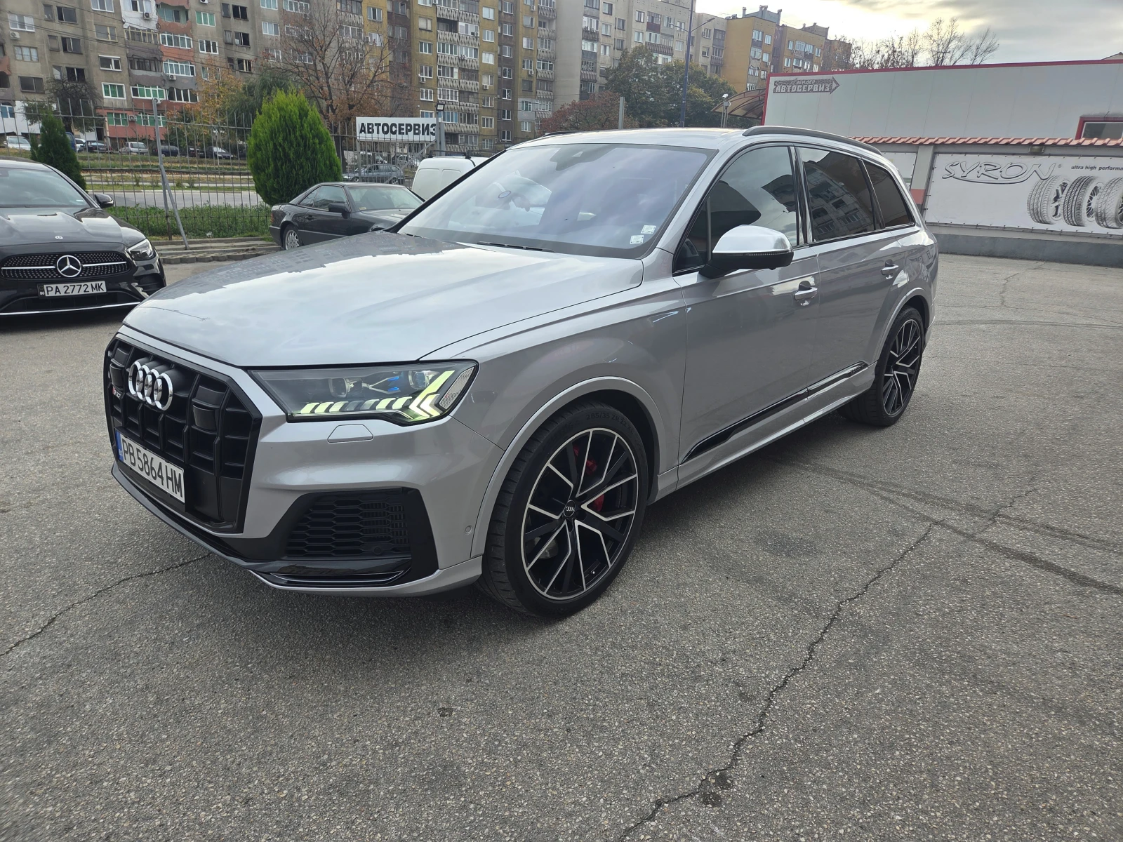 Audi SQ7 4.0TDI/Night vision/Distronic/LASER LIGHT/BOSE/4x4