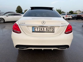 Mercedes-Benz C 400 AMG-4x4-PANORAMA-BURMESTER-KAMERA-SPORT-LED-FULL , снимка 7
