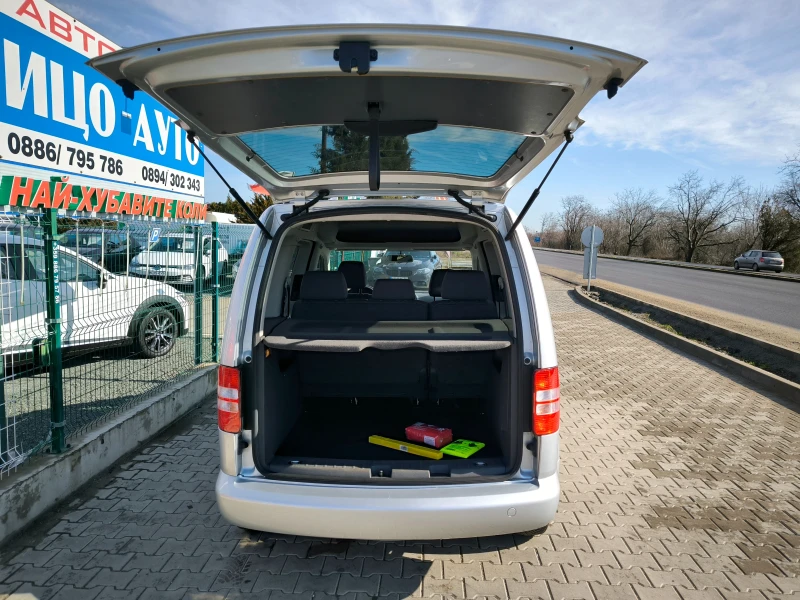 VW Caddy Т.D.i-105k.c.ПЪТНИЧЕСКО, КЛИМА, ЕВРО 5В!, снимка 14 - Автомобили и джипове - 53476908