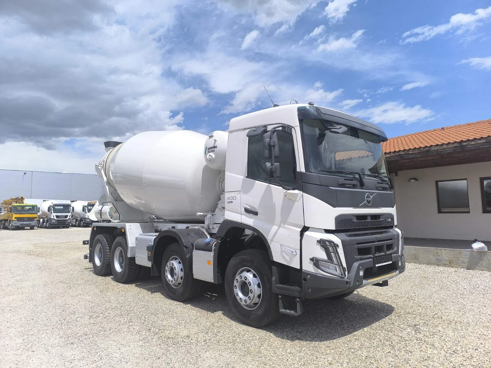 Бетон миксер Volvo FMX 430 STETTER 10M3 ФАБРИЧНО НОВ