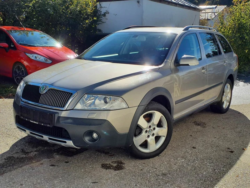 Skoda Octavia 2.0 TDI Scout Германия Клима 4х4 Р.Километри  ТОП, снимка 1 - Автомобили и джипове - 47685054