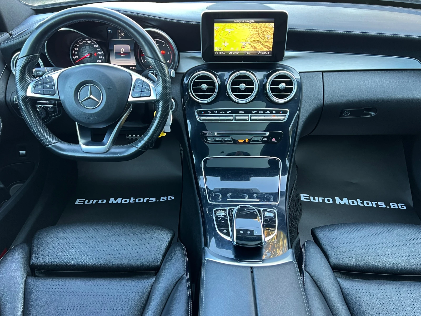 Mercedes-Benz C 250 d, 4-MATIC, AMG LINE, PANORAMA, СЕРВИЗНА ИСТОРИЯ-Н, снимка 9 - Автомобили и джипове - 54651731
