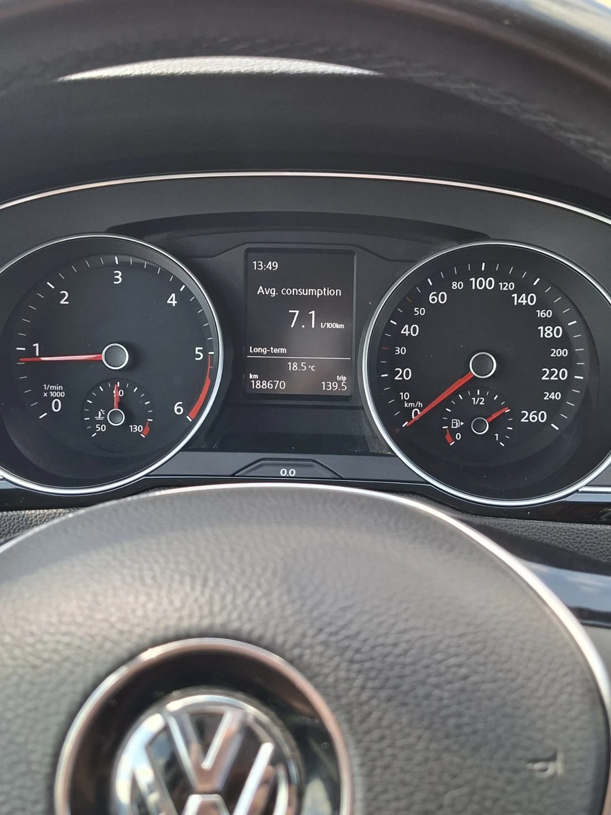 VW Passat 4MOTION 188670км реални!!!!!, снимка 14 - Автомобили и джипове - 54098071