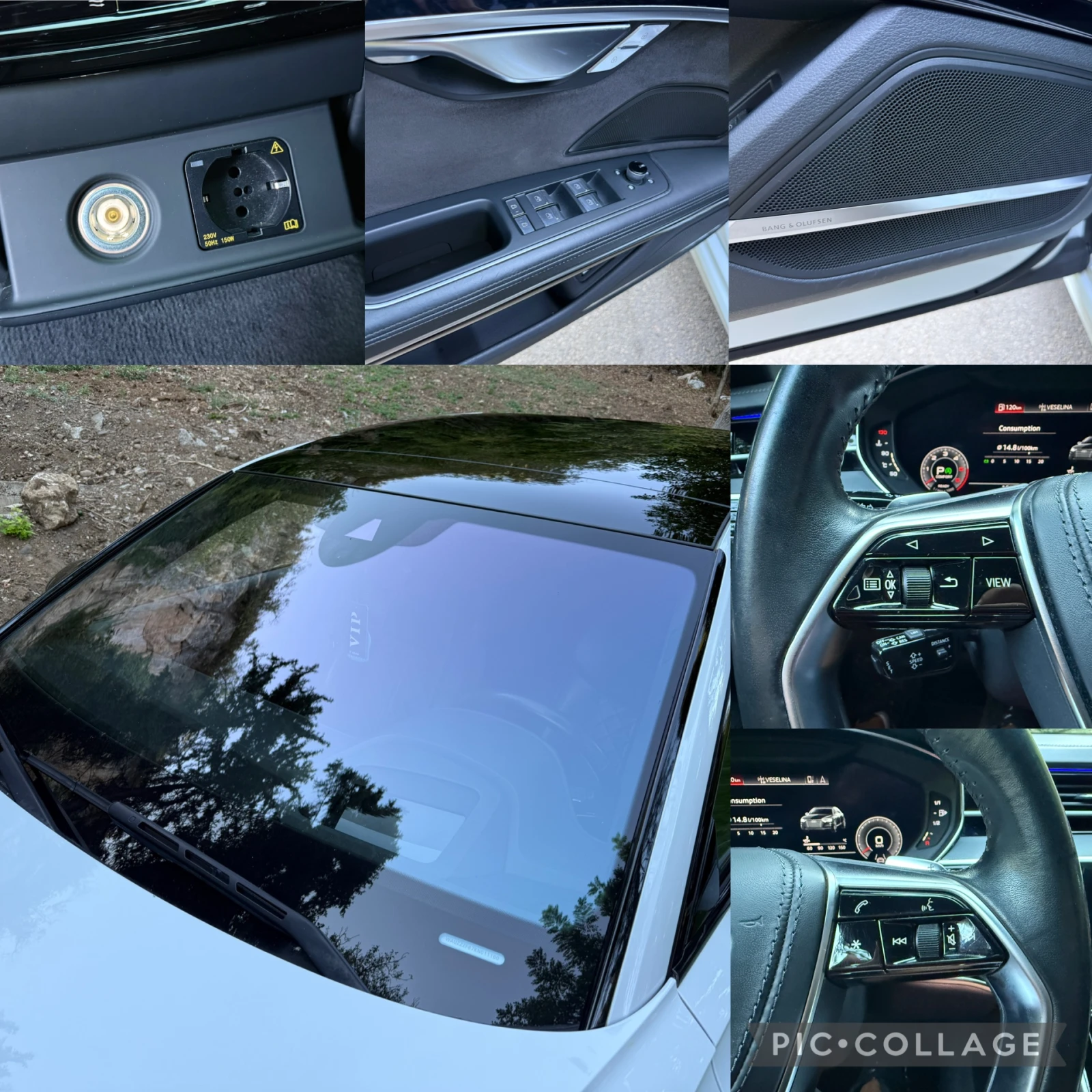 Audi A8 5.0TDI* MATRIX* S-LINE* B&O* PANO* ВАКУМ* ОБДУХВАН, снимка 14 - Автомобили и джипове - 56120816