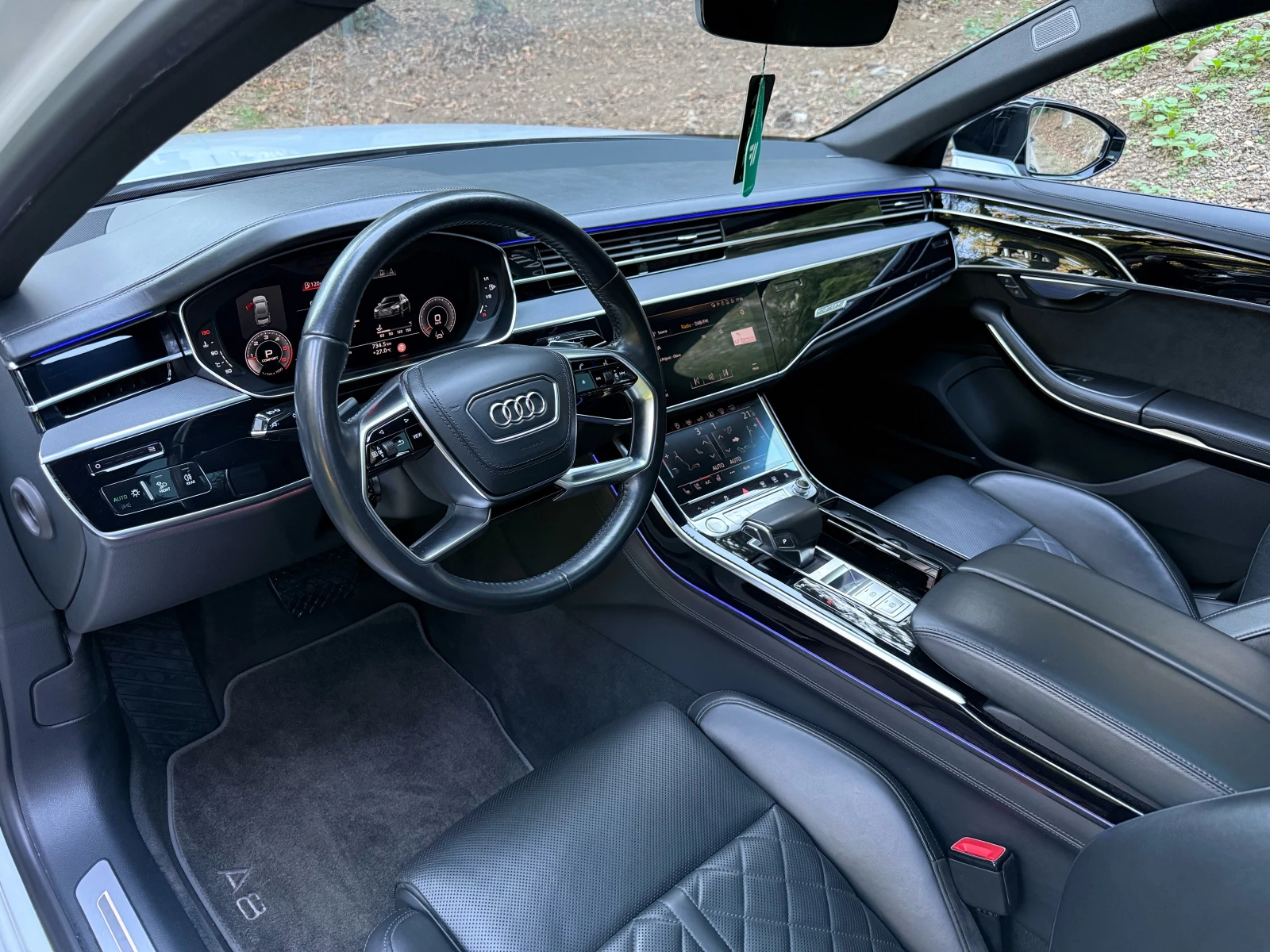 Audi A8 5.0TDI* MATRIX* S-LINE* B&O* PANO* ВАКУМ* ОБДУХВАН, снимка 6 - Автомобили и джипове - 56120816
